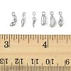 24Pcs 6 Styles Vegetables 304 Stainless Steel Charms STAS-FS0002-11-5