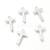 Non-Tarnish 201 Stainless Steel Charms STAS-C021-06P-T-1