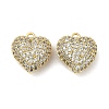 Brass Micro Pave Cubic Zirconia Hollow Out Charms KK-Q793-03G-1