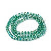 Transparent Electroplate Glass Beads Strands EGLA-F153-AB05-2