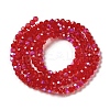Electroplate Transparent Glass Beads Strands LS-EGLA-A035-T3mm-L07-2