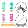 20M 4 Colors Hollow Pipe PVC Tubular Synthetic Rubber Cord RCOR-YW0001-06C-2