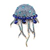Jellyfish Alloy Rhinestones Tassel Brooches JEWB-S022-11A-2