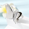 Brass Cuff Open Rings for Women RJEW-F215-02P-5