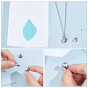 Stainless Steel Urn Ashes Necklace NJEW-CN0001-03P-5