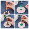 2Pcs 2 Styles Brass Stamp Heads DIY-CP0007-68B-4