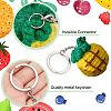 DIY Fruit Theme Keychain Making Kit DIY-FG0002-98-5