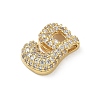 Brass Micro Pave Cubic Zirconia Pendants KK-A300-02G-G-2