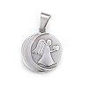 Non-Tarnish 304 Stainless Steel Pendants LS-STAS-P211-25P-1