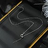 1mm Rack Plating Brass Column Link Chain Adjustable Slider Necklaces for Women Men MAK-L044-54P-3