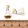 Brass Enamel Pendants KK-K408-41G-3