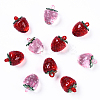 12Pcs 2 Colors Transparent Korea Acrylic Pendants OACR-YW0002-10-1