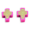 Handmade Polymer Clay Beads CLAY-T020-30F-2