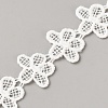 Polyester Lace Ribbon OCOR-WH0111-138C-1