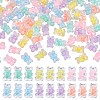 150Pcs 6 Colors Transparent Acrylic Beads OACR-NB0001-51-1