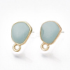 Alloy Stud Earring Findings PALLOY-S177-39B-1