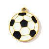 304 Stainless Steel Enamel Pendants STAS-OY003-18G-1