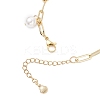 3Pcs 3 Colors Natural Freshwater Shell Beads & Alloy Enamel Charm Bracelets BJEW-JB12214-5