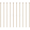 Brass Flat Head Pins KK-BC0004-01-0.7x45-1