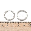 202 Stainless Steel Huggie Hoop Earrings EJEW-F111A-20mm-P01-5