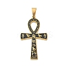 304 Stainless Steel Enamel Pendants STAS-G346-26G-1