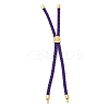 Twisted Nylon Cord Silder Bracelets DIY-B066-03G-03-1
