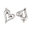 304 Stainless Steel Pendants STAS-L303-06P-2