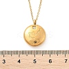 304 Stainless Steel Clear Cubic Zirconia Constellation Pendant Necklaces NJEW-R021-02G-06-5
