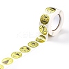 Christmas Themed Flat Round Roll Stickers LS-DIY-B045-12-3