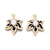 Alloy with ABS Imitation Pearl & Crystal Rhinestone & Acrylic Pendants PALLOY-Q466-04G-06-1