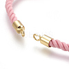 Cotton Cord Bracelet Making KK-F758-03D-G-2