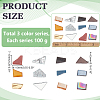 291Pcs 3 Colors Porcelain Mosaic Tiles PORC-WR0001-01B-2