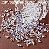 3Strands 3 Styles Electroplate Glass Faceted Teardrop Beads Strands EGLA-GA0001-29-4