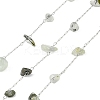 Handmade Natural Rutilated Quartz Chip Beads Chain CHS-H028-06A-03-1
