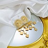 304 Stainless Steel Chandelier Earrings for Women WG43ED1-01-3
