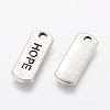 Tibetan Style Alloy Rectangle Pendants TIBEP-Q043-054-RS-2