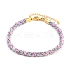 4MM Braided Nylon Cord Bracelets FIND-A057-01G-18-1