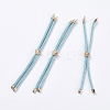 Nylon Twisted Cord Bracelet Making MAK-F018-09G-RS-1