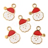 Christmas Theme Ion Plating(IP) 304 Stainless Steel Enamel Pendants STAS-Z083-07G-04-1