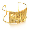 Bold 304 Stainless Steel & Crystal Rhinestone Cuff Bangles WG0C4B1-01-5
