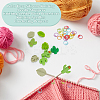 Leaf & Cactus Silicone Knitting Needle Point Protectors SIL-NB0001-38-5