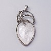 Natural Quartz Crystal Pendants G-I220-G07-1