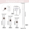 Empty Glass Dropper Bottles AJEW-GF0009-80A-2