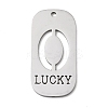 304 Stainless Steel Pendants STAS-D200-02A-P-1