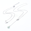 Heart Lariat Necklaces & Pendant Necklaces Sets NJEW-JN02803-03-2