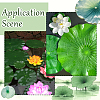 Artificial EVA Foam Lotus Leaf & Flower AJEW-SP0003-26C-6