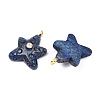 Dyed Natural Lapis Lazuli Pendants X-G-H353-01G-05-2