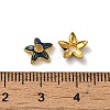 Alloy Enamel Beads Caps FIND-G074-02F-3