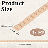 Wood Carving Waistline Edge Strips for Living Room Background Wall Decorative AJEW-GF0013-86B-2