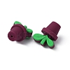 Leaf Pot Food Grade Eco-Friendly Silicone Beads SIL-WH0014-18I-2